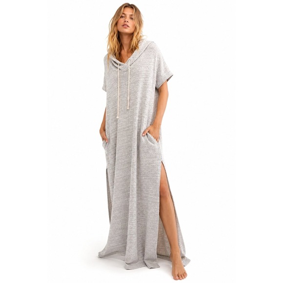 Free People Dresses & Skirts - Free People FP Beach Ocean Avenue Hooded Summer Maxi Dress SIze S